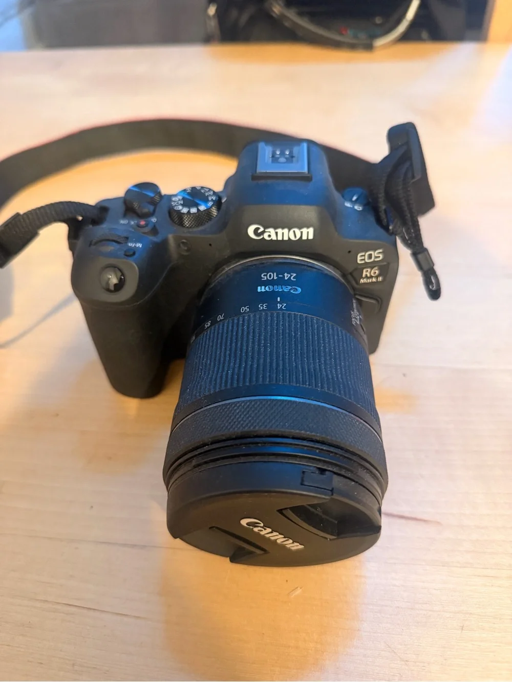 Canon EOS R6 Mark II Mirrorless Camera - Black Body with Black Lens NWOT